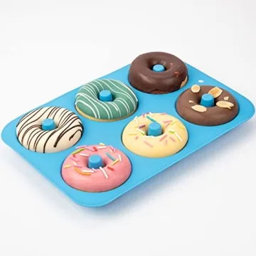 Aichoof Silicone Donut Mold Set for Easy Baking