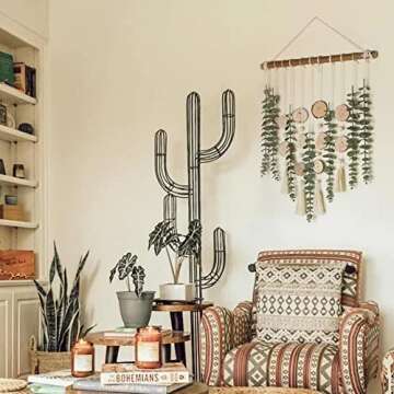 Boho Wall Decor - Elegant Eucalyptus Design for Any Space