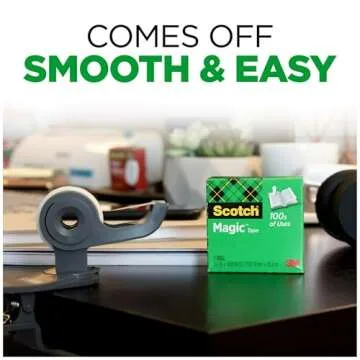 Scotch Magic Tape, 6 Rolls with Dispenser, Numerous Applications, Invisible, Engineered for Repairing, 3/4 x 1000 Inches, Boxed (810C40BK)
