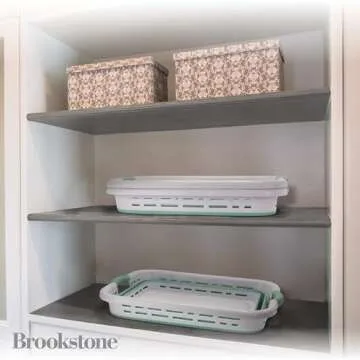 BROOKSTONE, 1 UNIT, 11 GALLONS - [OUR LARGEST BASKET EVER] 24" Collapsible Laundry Basket, Comfort Non-Slip Grip Handles, Minimalist Space Saving Design, Portable Pop-Up Hamper, [BPA FREE]