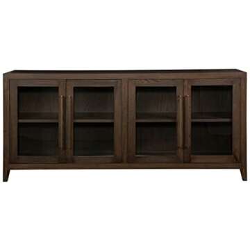 Signature Design by Ashley Balintmore Modern Accent Cabinet, Dark Brown