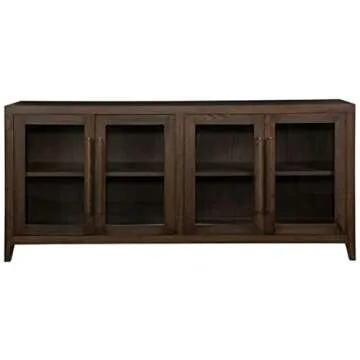 Signature Design by Ashley Balintmore Modern Accent Cabinet, Dark Brown