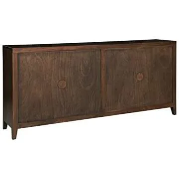 Signature Design by Ashley Balintmore Modern Accent Cabinet, Dark Brown
