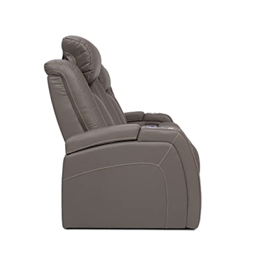 Seatcraft Republic Italian Leather Home Theater Sofa