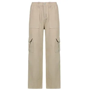 Y2K High Waist Cargo Pants Comfortable Stylish Streetwear