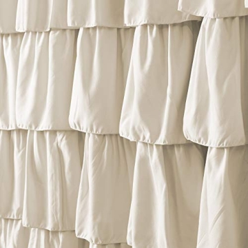 Elegant Lush Decor Ruffle Shower Curtain for Bathrooms