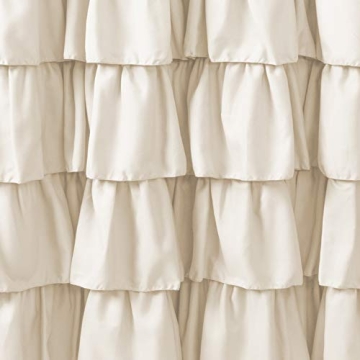Elegant Lush Decor Ruffle Shower Curtain for Bathrooms