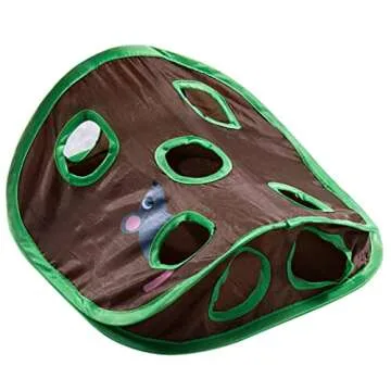 Cat Interactive Toy Mat with Holes Cat 9 Holes Tunnel Toy Cat Activity Play Mat Foldable Training Sc...