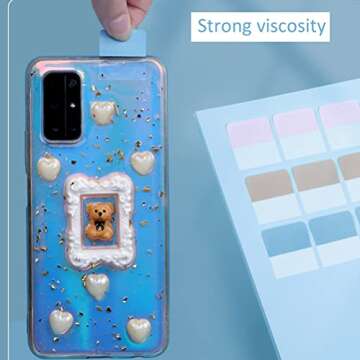 240 Pcs Sticky Index Tabs, Colored Book Sticky Tabs for Notebooks, Repositionable Page Tabs for Notebooks File Classification,12 Colors (1 Inch)