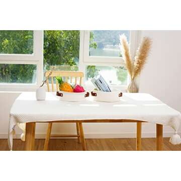 Small Cotton Rope Baskets - Stylish Organizing Bins 2 Pack