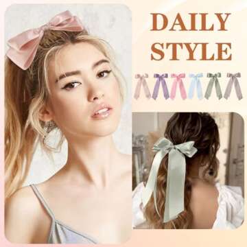 Stylish 6 PCS Silky Satin Hair Accessories Set for All