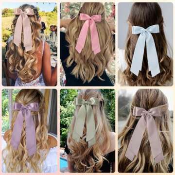 Stylish 6 PCS Silky Satin Hair Accessories Set for All