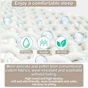Oskeray Pregnancy Pillow for Sleeping, Maternity Pillow Support for HIPS, Backs, Legs, Maternity Pillow with Detachable and Adjustable Pillow Cover