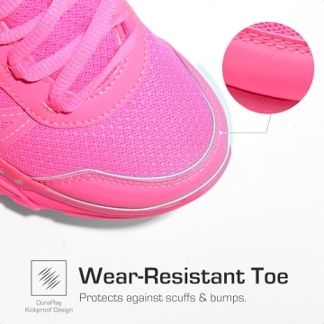 DREAM PAIRS Kids DuraPlay Sneakers - Lightweight Non Slip Running Shoes