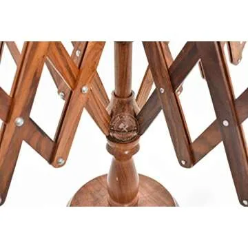 WCI Rosewood Yarn Swift - Elegant, Hand-Operated Knitting Tool