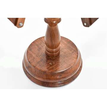 WCI Rosewood Yarn Swift - Elegant, Hand-Operated Knitting Tool