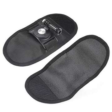 RCstyle Compatible with DJI Osmo Pocket Camera Stand Multi-Function Backpack Clip Holder Fix Strap Expansion 1/4 Screw Bracket