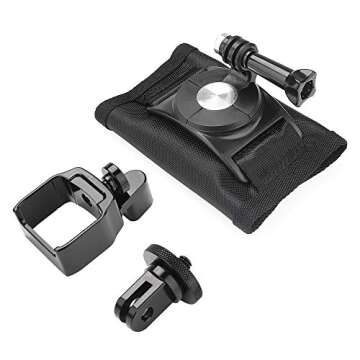 RCstyle Compatible with DJI Osmo Pocket Camera Stand Multi-Function Backpack Clip Holder Fix Strap Expansion 1/4 Screw Bracket