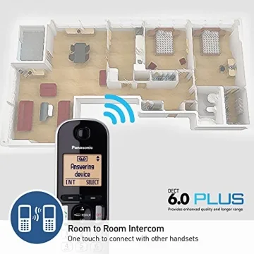 Panasonic DECT 6.0 Cordless Phone with Answering Machine