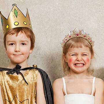 COCIDE Rapunzel Tiaras for Women Gold Crowns for Women Princess Crystal Rhinestone Hair Accessories ...