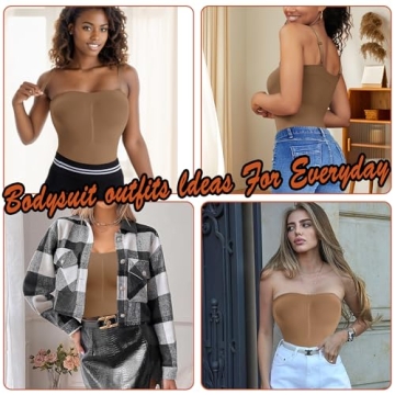 HOMETA Women's Seamless Tummy Control Bodysuit - Ultimate Comfort