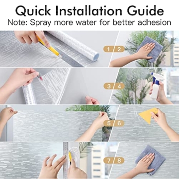 Haton Window Privacy Film - Stylish & UV Blocking Solution