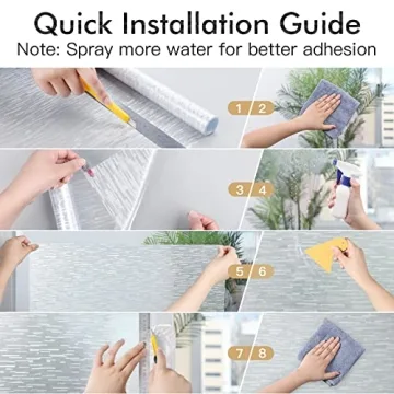 Haton Window Privacy Film - Stylish & UV Blocking Solution