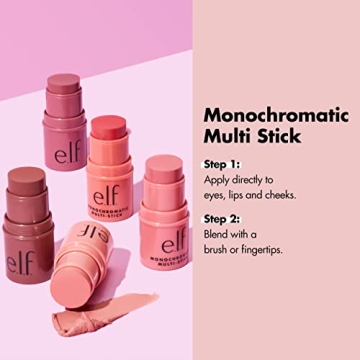 e.l.f. Multi Stick for Eyes, Lips & Cheeks in Glistening Peach