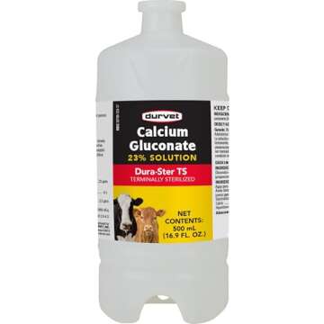 Durvet Calcium Gluconate 23 Percent Solution
