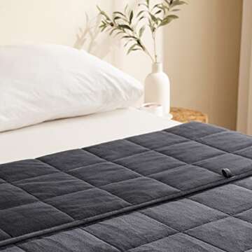 joybest Microfiber Flannel Fuzzy Weighted Blanket Oeko-Tex Certified Soft Fleece 10 Pounds 50x60 Inches Bed Throw Blanket