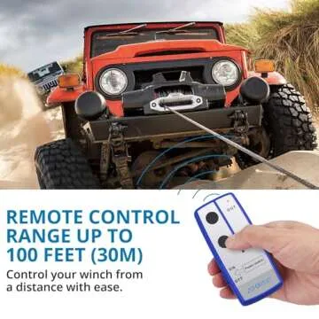 AUTOUTLET Wireless Winch Remote Control Kit for 20,000 lb