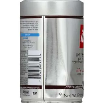 illy Intenso Whole Bean Coffee, Bold Roast, 100% Arabica