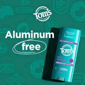 Tom's Of Maine Lavender Deodorant Stick for All-Day Freshness