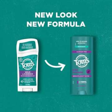Tom's Of Maine Lavender Deodorant Stick for All-Day Freshness