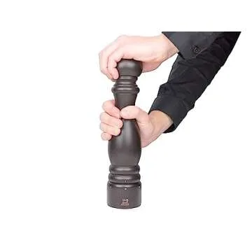Peugeot - Paris u'Select Manual Pepper Mill - Adjustable Grinder - Beechwood, Chocolate