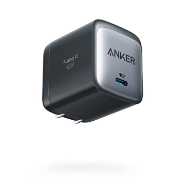 Anker Nano II 65W USB-C Charger, Fast Charging, Compact Design