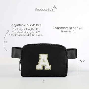 Cute Personalized Initial Fanny Pack for All Occasions