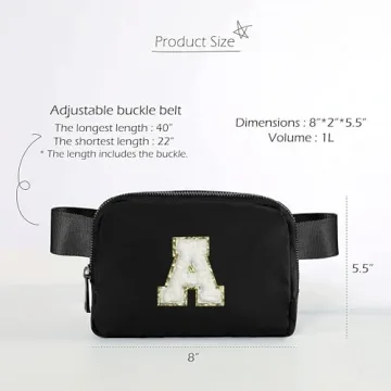 Cute Personalized Initial Fanny Pack for All Occasions