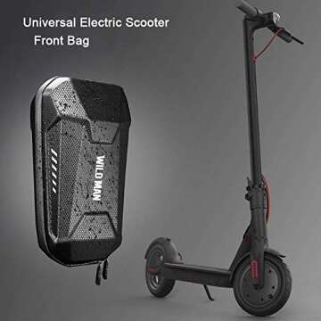 COTEetCI Scooter Storage Bag Multi-Purpose Front Hanging Bag Electric Scooter Accessories for Segway Scooters,Self Balancing Scooters, Pro Scooter