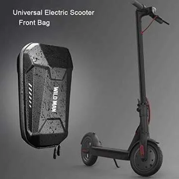 COTEetCI Scooter Storage Bag Multi-Purpose Front Hanging Bag Electric Scooter Accessories for Segway Scooters,Self Balancing Scooters, Pro Scooter