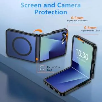 OWKEY Case for Samsung Galaxy Z Flip 7 with MagSafe Protection