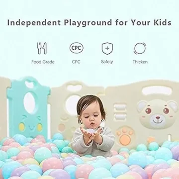 MoonxHome Crush Proof Ball Pit Balls - Safe for Toddlers