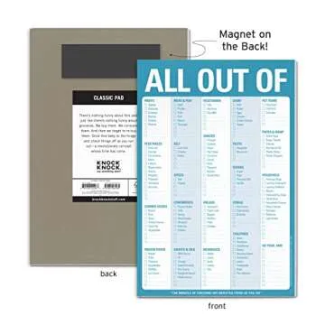Knock Knock All Out Of Pad and Meal Planning Pad Set
