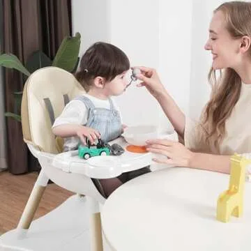 Gofirst 6-in-1 Baby High Chair: Versatile & Safe Feeding Chair