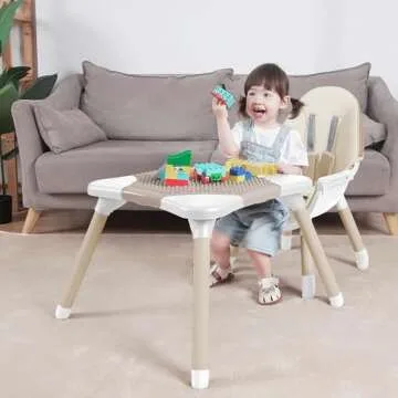 Gofirst 6-in-1 Baby High Chair: Versatile & Safe Feeding Chair