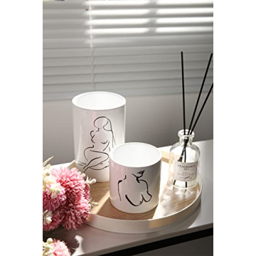 Stylish Modern Ceramic Vase Set of 5 for Home Decor