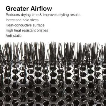 Olivia Garden ProThermal Round Hair Brush for Perfect Styling