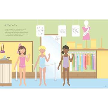 Sticker Dolly Dressing Shopping - Creative Sticker Book for Girls