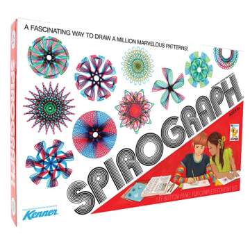 Spirograph Retro Deluxe Set – Arts and Crafts, Kids Toys, Art Supplies, Craft Supplies, Drawing Kit, Spiral Art, Reproduction of Classic Gear Design Kit, Pens, Design Sheet Included, Ages 8+
