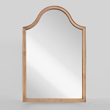 Rustic 24'' x 36'' Arched Top Wall Mirror for Home Decor